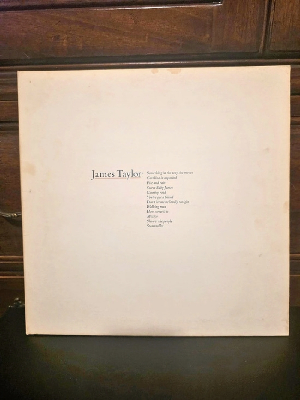 James Taylor Vinyl Record Album Cream Cover